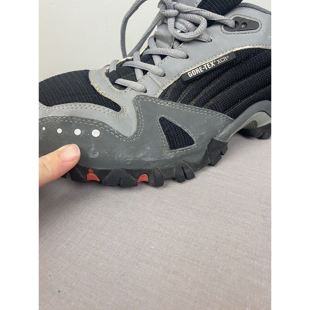 ECCO Gray Faux Leather Hiking Shoes US Men's 6-6.5 Gore-Tex Receptor Line READ - Picture 8 of 11